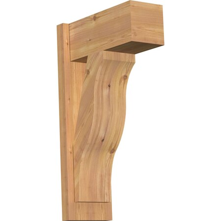 Ekena Millwork Funston Block Smooth Outlooker, Western Red Cedar, 7 1/2"W x 16"D x 28"H OUT08X16X28FST05SWR